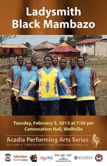 Poster for Ladysmith Black Mambazo