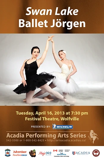 Poster for Swan Lake by Ballet Jörgen