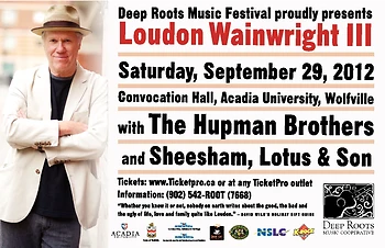 Poster for Loudon Wainwright III 