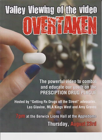 Poster for Educate Youth On RX Drug Abuse