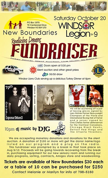 Poster for Realizing Dreams Fundraiser