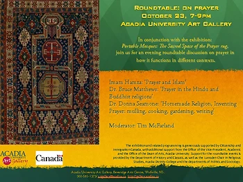 Poster for Roundtable Event- On Prayer