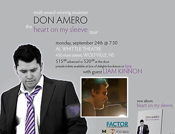 Poster for Don Amero Heart on My Sleeve Tour
