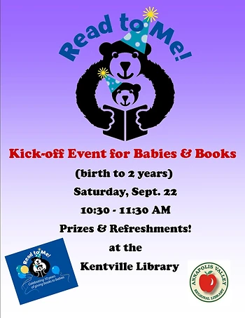 Poster for Read to Me! Babies and Books