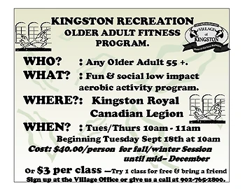 Poster for Older Adult Fitness