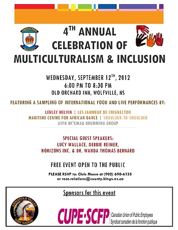 Poster for Multiculturalism Celebration
