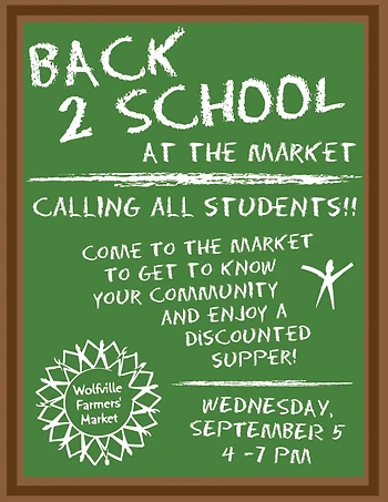 Poster for Student Night at the Market