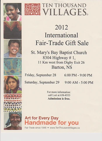 Poster for Ten Thousand Villages
