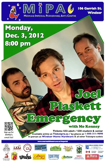 Poster for Joel Plaskett Emergency