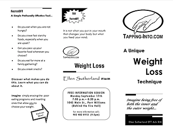 Poster for Tapping Into Weight Loss