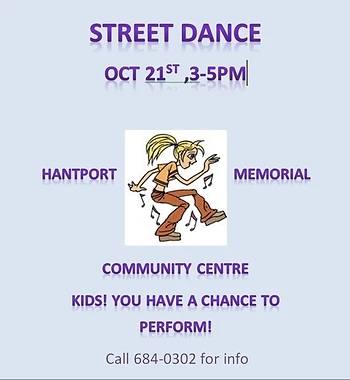 Poster for Harvest Fest Street Dance
