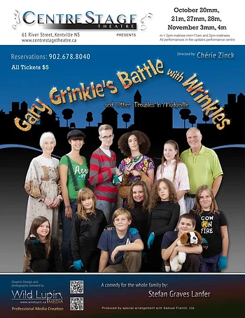 Poster for Gary Grinkle's Battles with Wrinkles