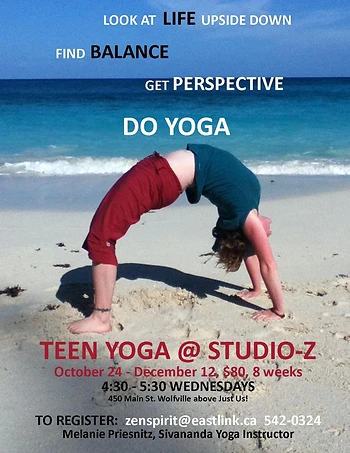 Poster for Teen Yoga