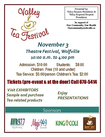 Poster for Valley Tea Festival