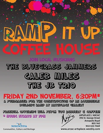 Poster for RAMP it up Coffee House