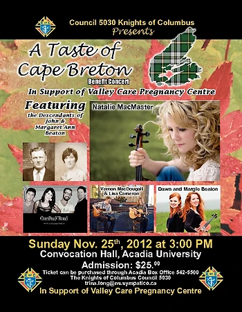 Poster for Natalie MacMaster