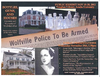 Poster for Bottles, Guns & Houses - Exhibition