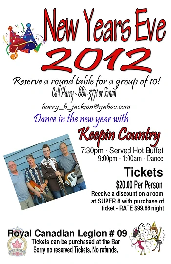 Poster for New Year's Eve Party