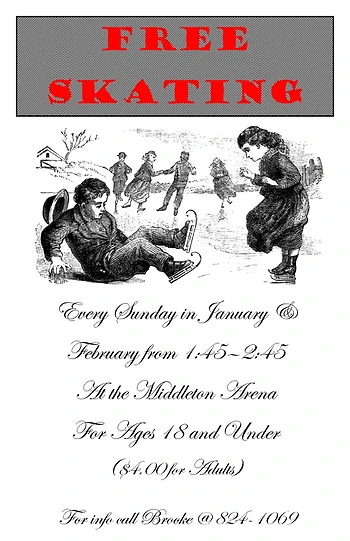 Poster for Free Child and Youth Skate