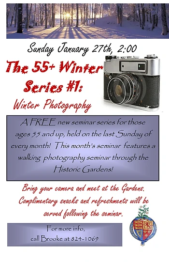 Poster for 55+ Winter Photography
