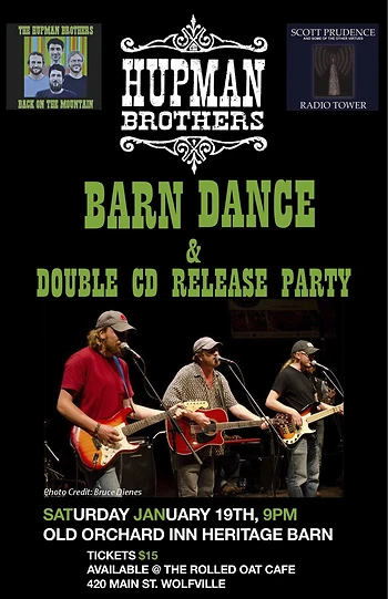 Poster for Hupman Brothers & Scott Prudence Barn Dance