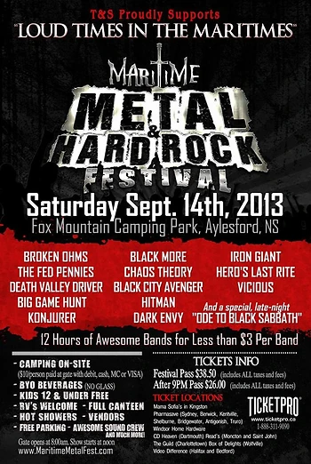 Poster for Maritime Metal & Hard Rock Festival