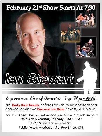 Poster for Ian Stewart - Hypnotist