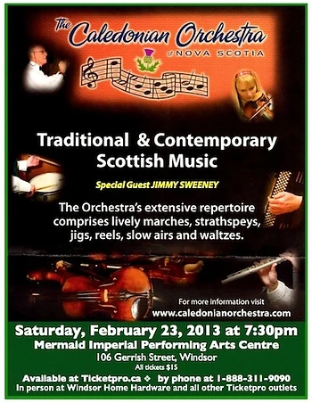 Poster for Caledonia Fiddle Orchestra