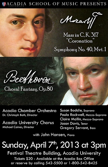 Poster for A Choral Fantasy