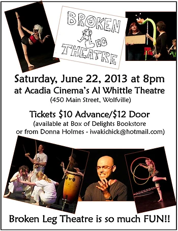 Poster for Broken Leg Theatre