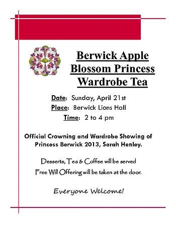 Poster for Apple Blossom Princess Wardrobe Tea