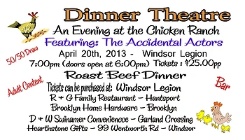 Poster for An Evening at the Chicken Ranch