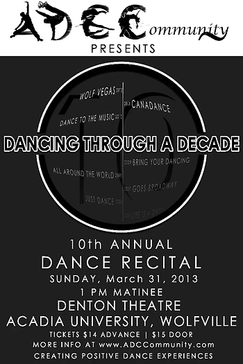 Poster for Dancing Through A Decade