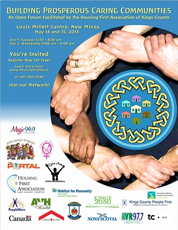 Poster for Housing First Forum