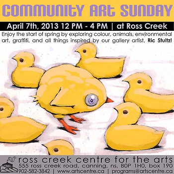 Poster for Community Arts Sunday
