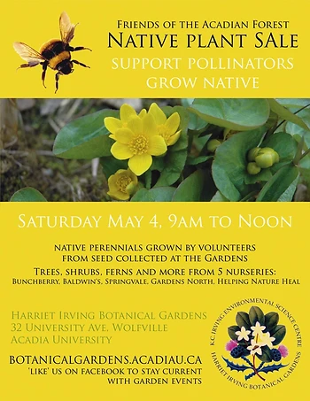 Poster for Native Plant Sale