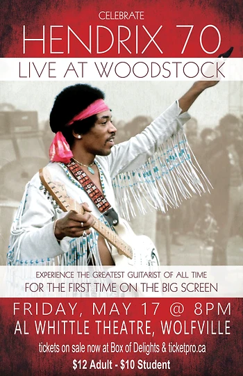 Poster for Hendrix 70: Live at Woodstock