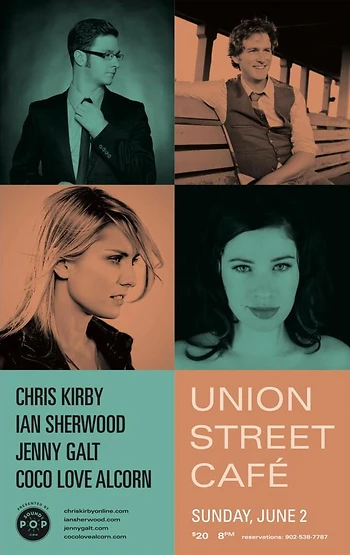 Poster for Coco Love, Ian Sherwood, Chris Kirby & Jenny Galt