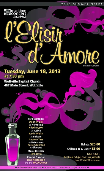 Poster for l'Elisir d'Amore