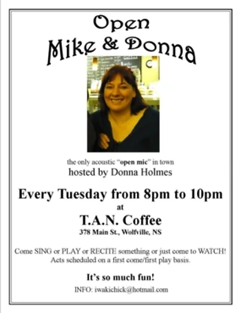 Poster for Open Mike & Donna