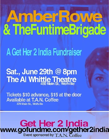 Poster for Amber Rowe & The Funtime Brigade