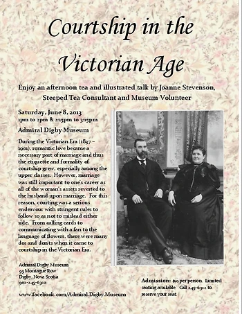 Poster for Victorian Tea & Ilustrated Talk