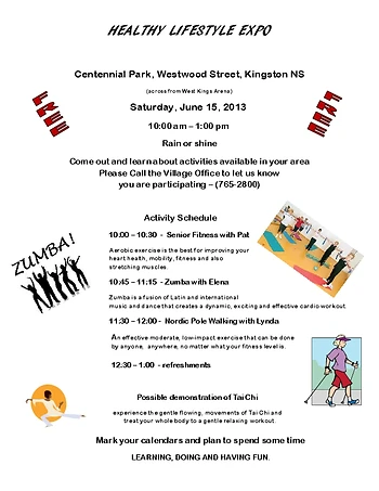 Poster for Healthy Living Expo
