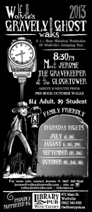 Poster for Gravely Ghost Walk
