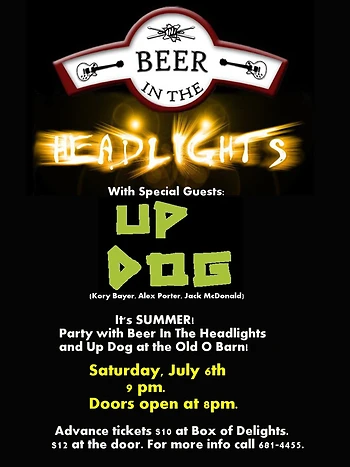 Poster for Beer In The Headlights & Up Dog