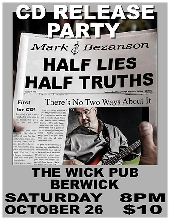 Poster for Mark Bezanson CD Release