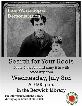 Poster for Ancestry.com