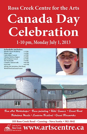 Poster for Canada Day Celebrations