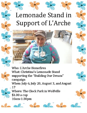 Poster for Christina's Lemonade Stand