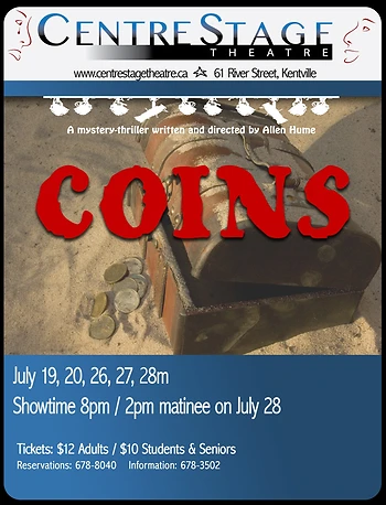 Poster for Coins, a Mystery Thriller